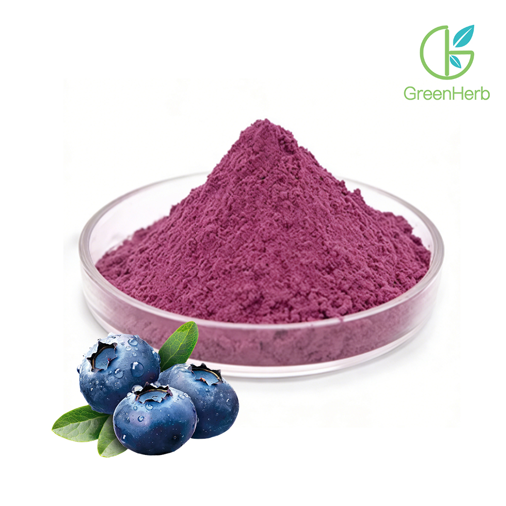 Blueberry Powder close-up texture detail Blueberry Powder close-up texture detail