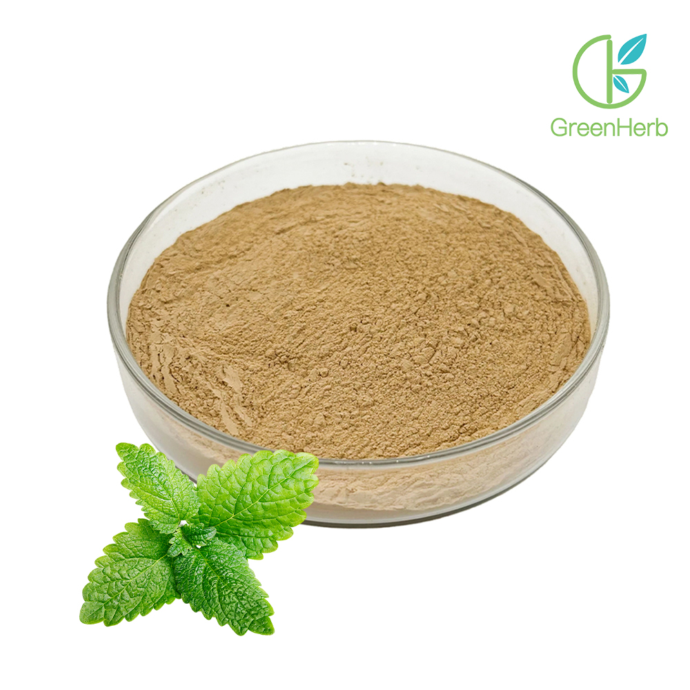 Lemon Balm Powder close-up texture detail Lemon Balm Powder close-up texture detail