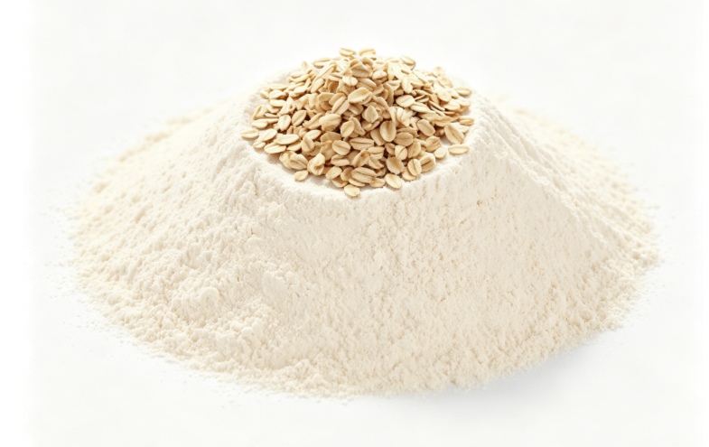 Avena sativa 귀리 알갱이의 접사 사진